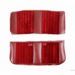 C/K Seat Upholstery Kit - Standard Pleat Cloth/Vinyl - Maroon/Burgundy