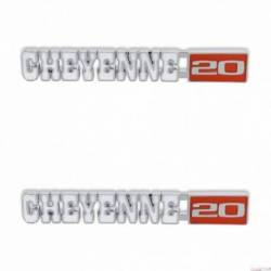 C/K Fender Badge Pair - Cheyenne 20