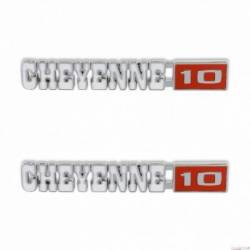 C/K Fender Badge Pair - Cheyenne 10