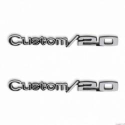 C/K Fender Badge Pair - Custom/20