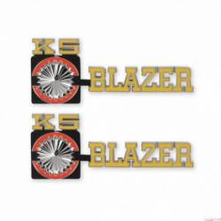 K5 Fender Badge Pair - Blazer 4WD