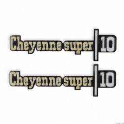 C/K Fender Badge Pair - Cheyenne Super 10