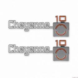 C/K Fender Badge Pair - Cheyenne 10