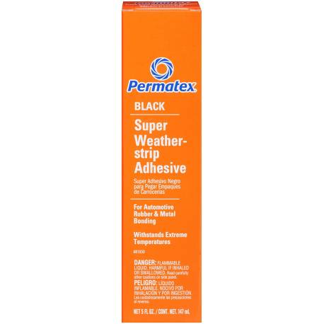 Black Super Weatherstrip Adhesive